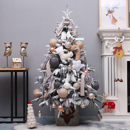 Paquet de décoration d'arbre de Noël de neige de 1,5 M pour la maison