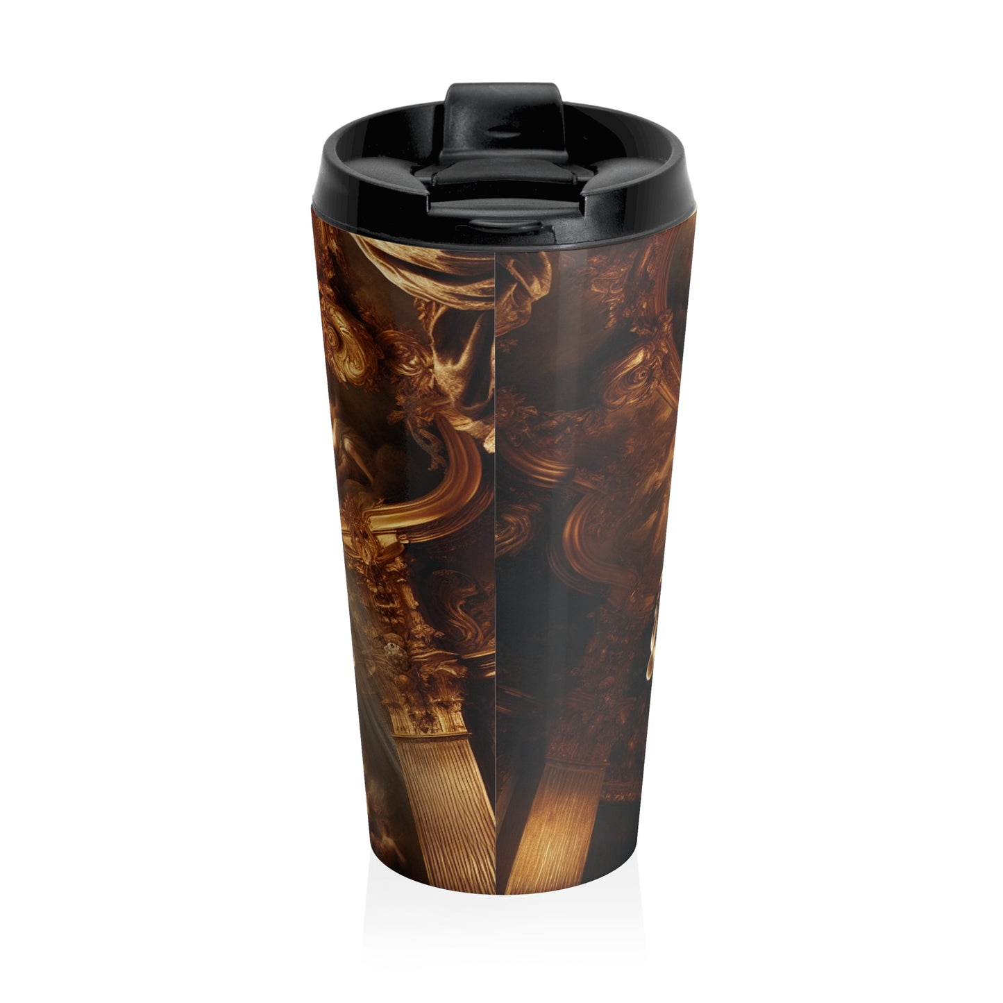 "Heavenly Splendor" - The Alien Stainless Steel Travel Mug Baroque Style