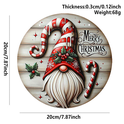 Wooden Doorplate Decoration Christmas Party Pendant