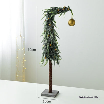 Arbre de Noël de bureau Wry Neck Décoratif pour bureau