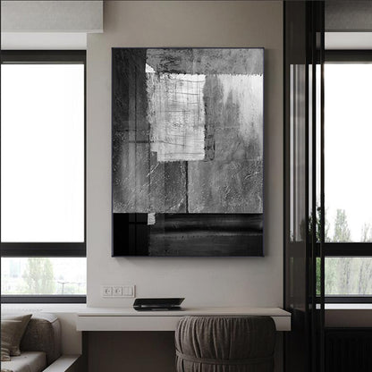 Scandinavian Abstract Gray Wall Art Modern Picture Poster