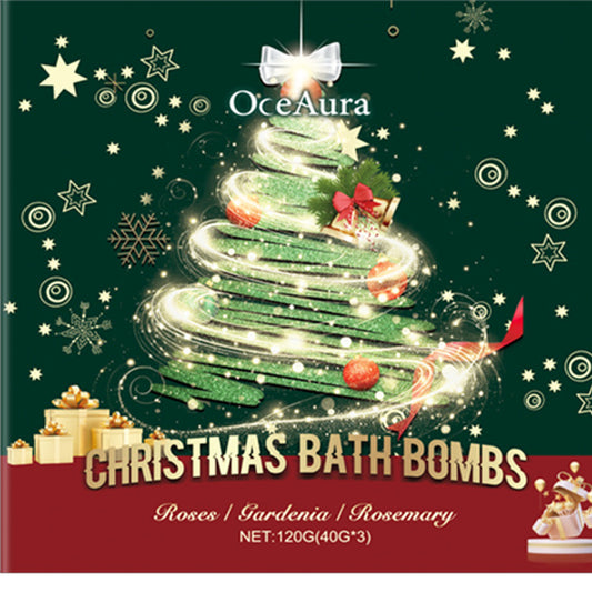 Bombes de bain de Noël