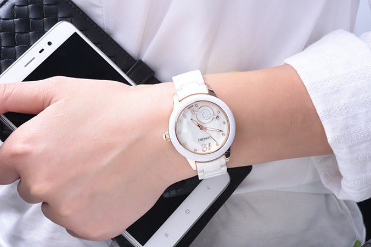 Waterproof quartz fashion temperament ladies watch