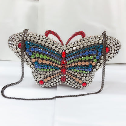 Bolso de cena con forma de mariposa a la moda para mujer