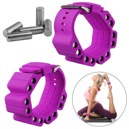 Pulsera de pesas para yoga y fitness.