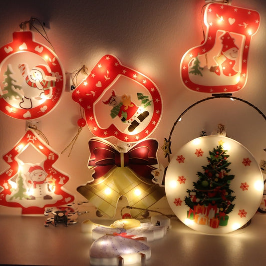 Led Christmas Tree Decorative Lamp Atmosphere Hanging Light