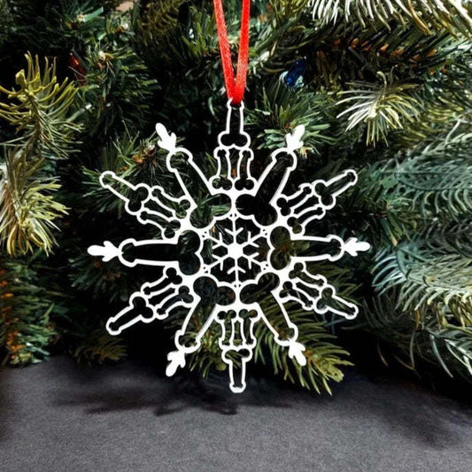 Christmas Tree Hanging Decorations Snowflake Pendant