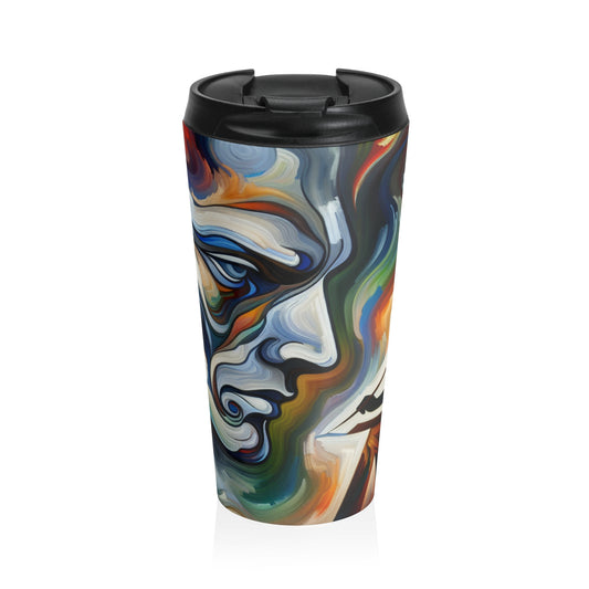 "Stirrings of the Soul" - The Alien Stainless Steel Travel Mug Expressionism