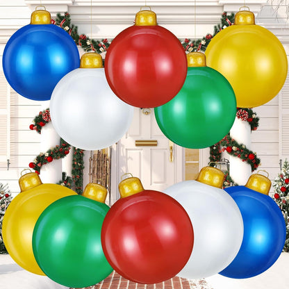 PVC Inflatable 60cm Christmas Ball Ornament Ball Venue Layout Party Atmosphere Ball Courtyard Layout