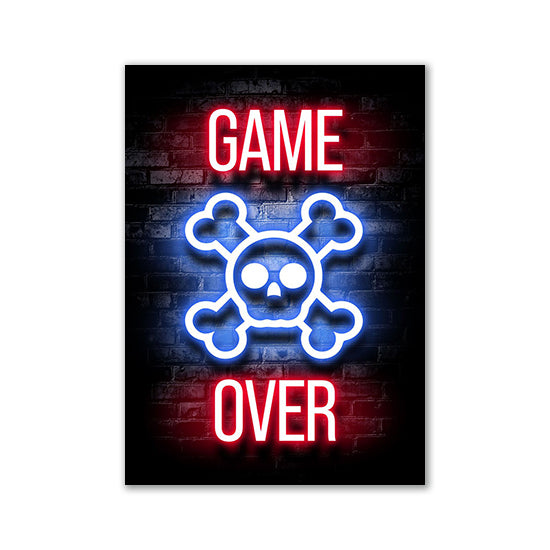 Nordic Neon Advertising Game Canvas Core