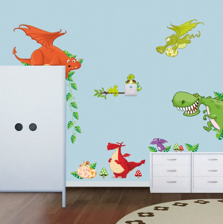 Cute Animal Children's Room Decoration Sticker Gift