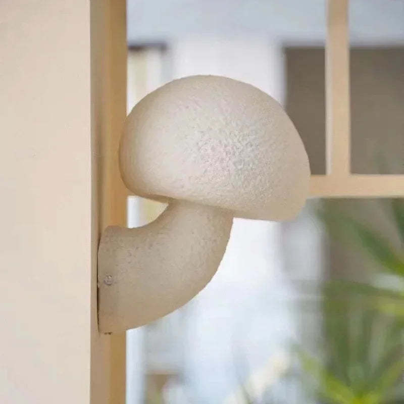 Cream Mushroom Wall Lamp Outdoor Bedroom Aisle Light