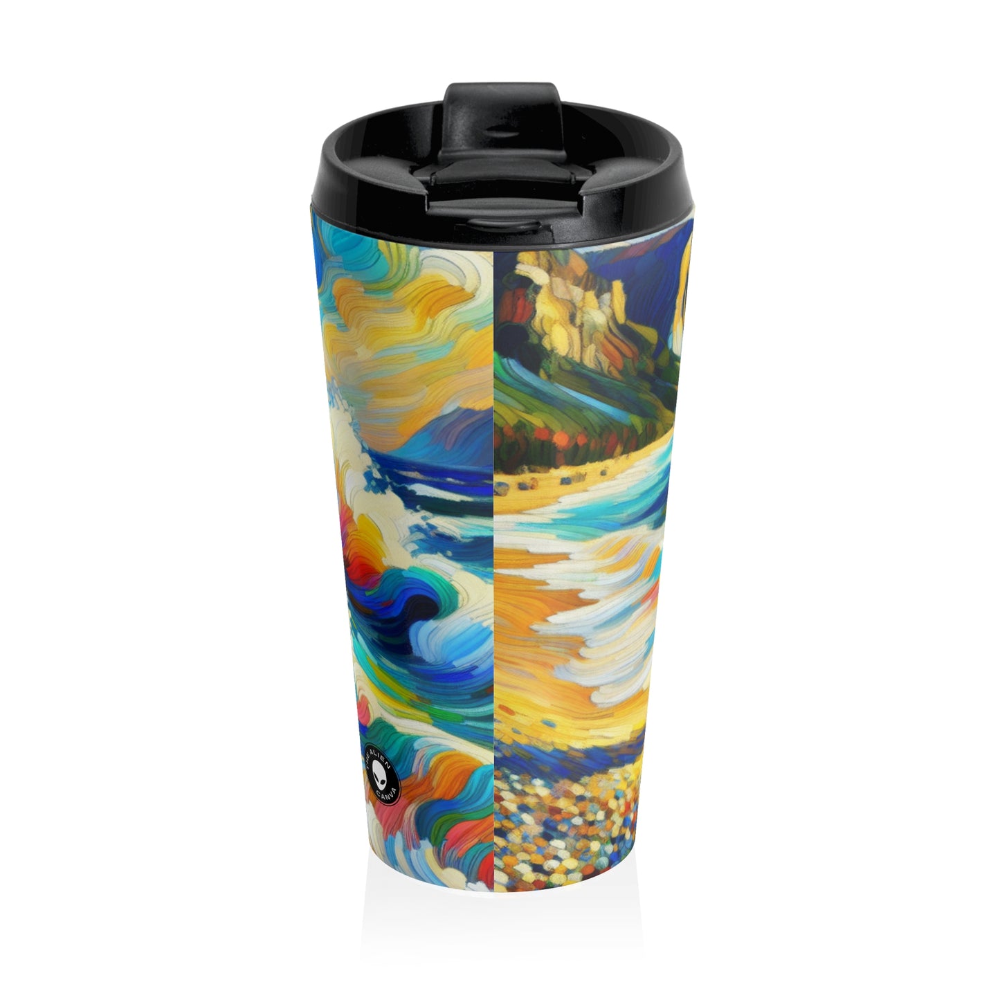 "The Fauvist Shore" - The Alien Mug de voyage en acier inoxydable Fauvisme