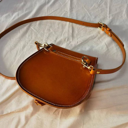 Bolso de sillín vintage Bolso de hombro que combina con todo a la moda