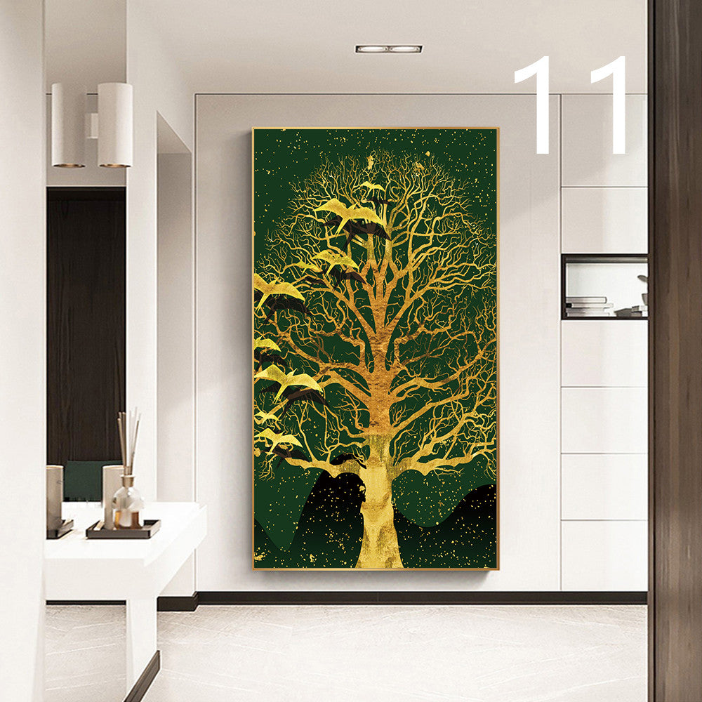 Póster de árbol de la fortuna, pintura en lienzo, imagen artística de pared