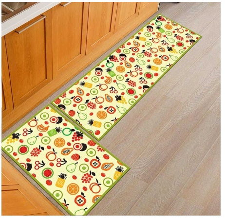 Tapis de sol antidérapants, résistants à l'huile, lavables en machine, pour salle de bain, salle de bain, tapis de chevet