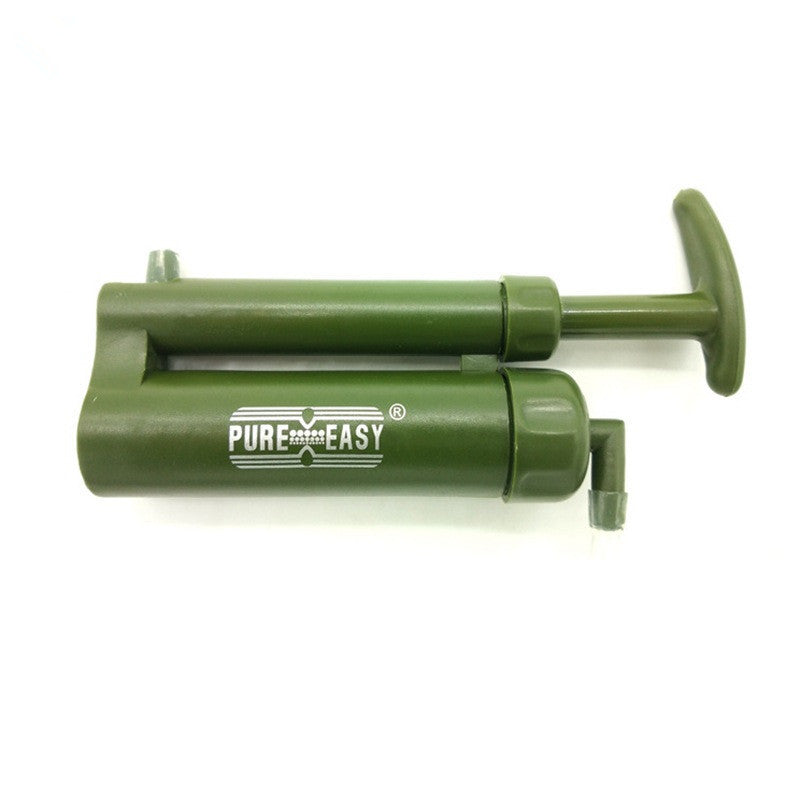 Outdoor emergency portable water purification filter