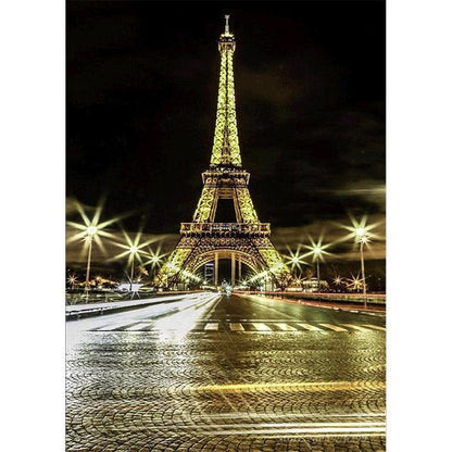 5D Diamond Painting Shiny Eiffel Tower