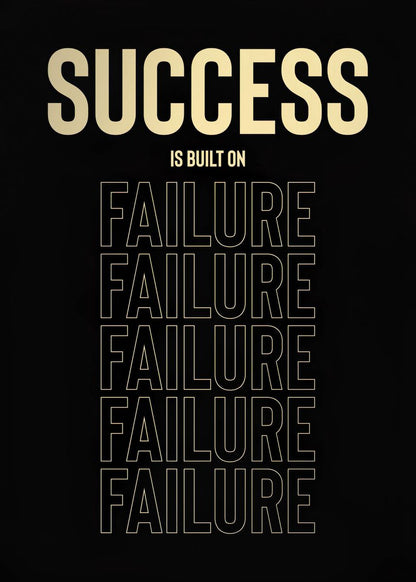 Success Text Canvas Painting Business Inspirational Quotes Wall Art Poster