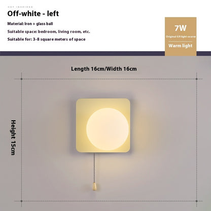 Bedside Children's Room Aisle Simple Modern Wall Lamp