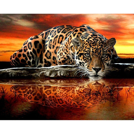 5D Diamond Painting - Leopard 2