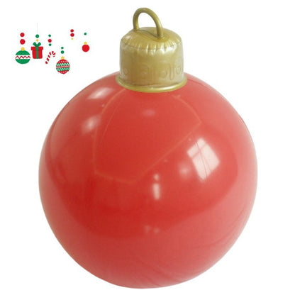 PVC Inflatable 60cm Christmas Ball Ornament Ball Venue Layout Party Atmosphere Ball Courtyard Layout