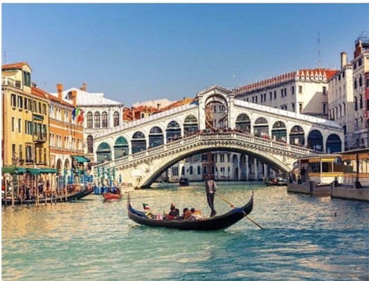 Venecia | Bordado de paisaje de diamantes