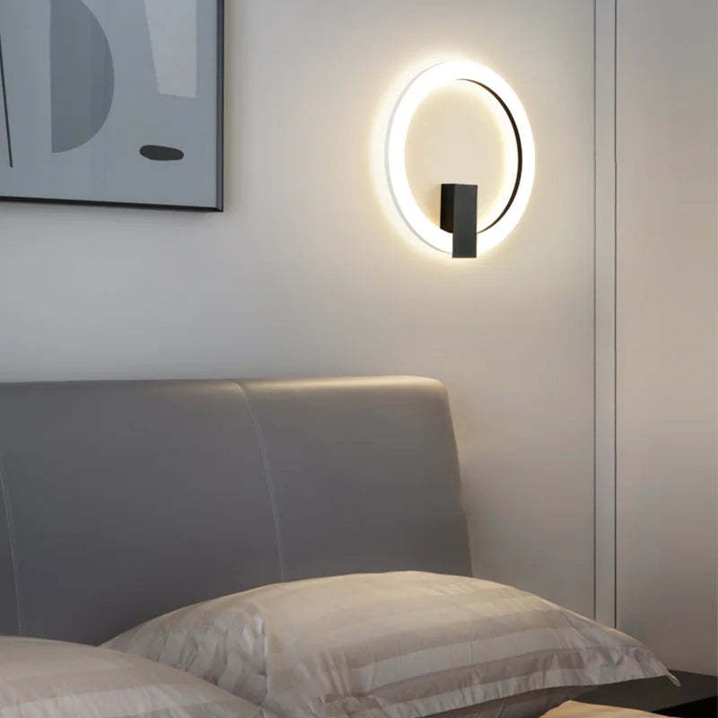 Bedroom Bedside Room Aisle Ring Wall Lamp