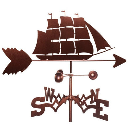 Sailboat Wind Vane Fine Tuning Garden Steel Art