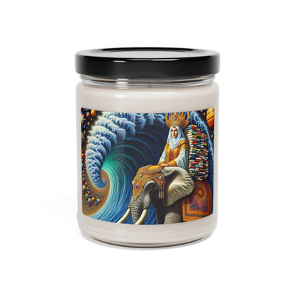 "The Wondrous Ride" - La bougie de soja parfumée Alien 9oz Style surréaliste