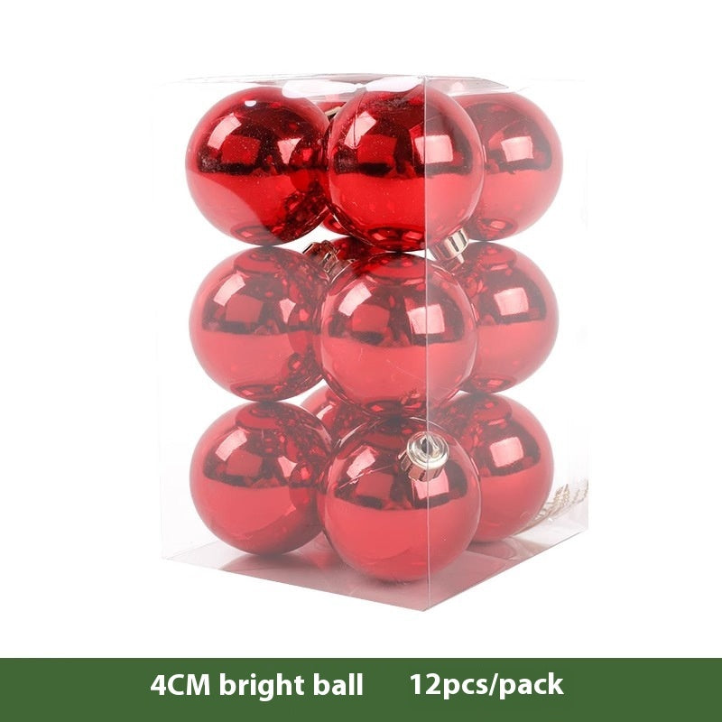 Christmas Decoration Atmosphere Pendant Red Ball