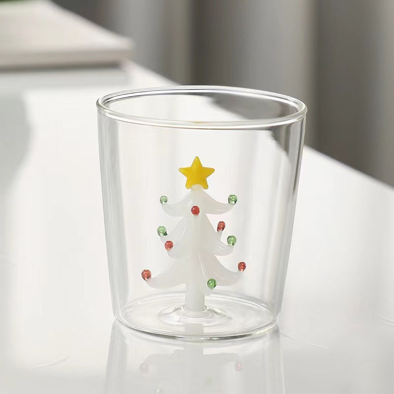 Creative Three-dimensional Christmas Tree Shape Single-wall Cup Home