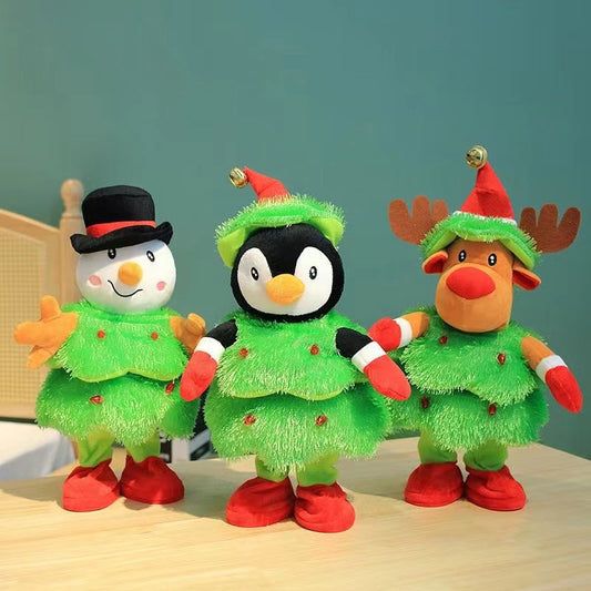 Christmas Electric Plush Toy Christmas Tree Decoration Gift