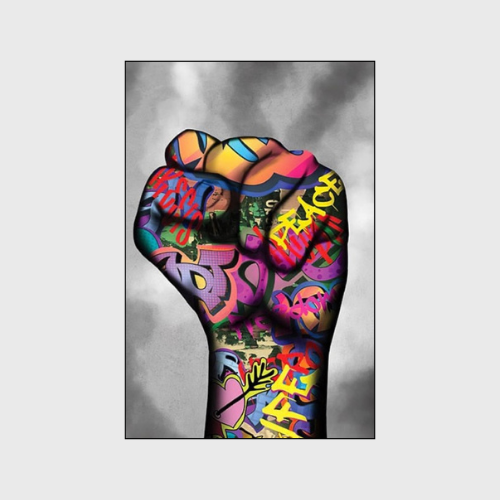 Peace Boxing Home Office Canvas Painting