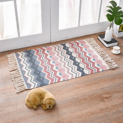 Anti-slip tassel mat