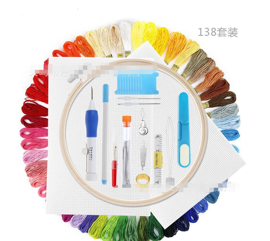 DIY Embroidery Set + 50 Threads