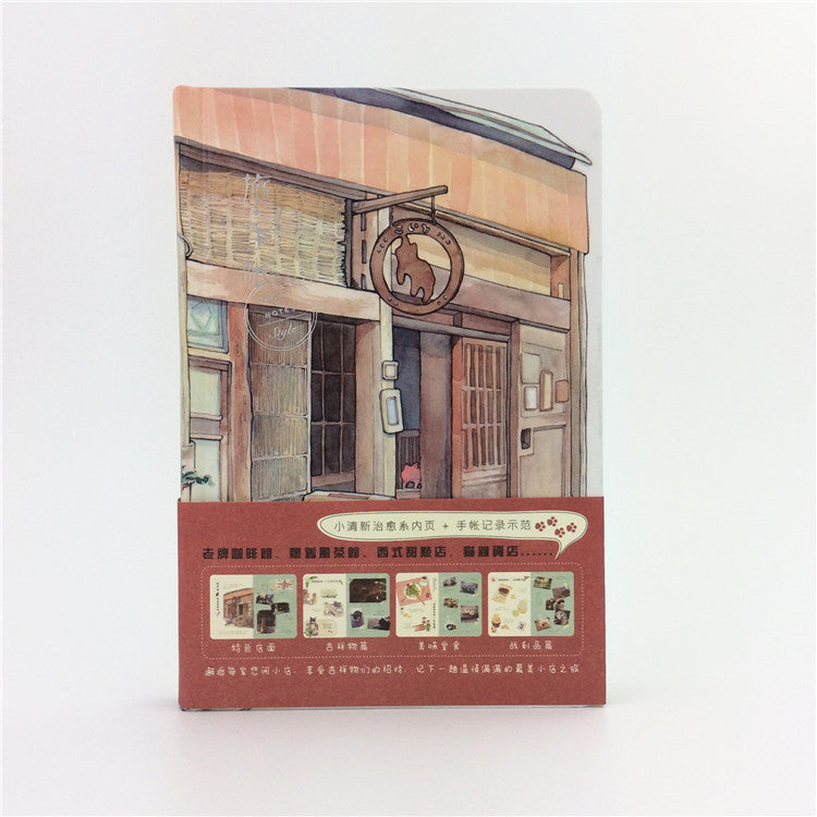 Beautiful small shop travel account book