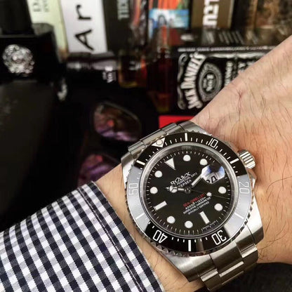 Los fabricantes de máquinas de relojes venden Hot Money, relojes mecánicos completamente automáticos para hombres de la serie Blackwater Ghost