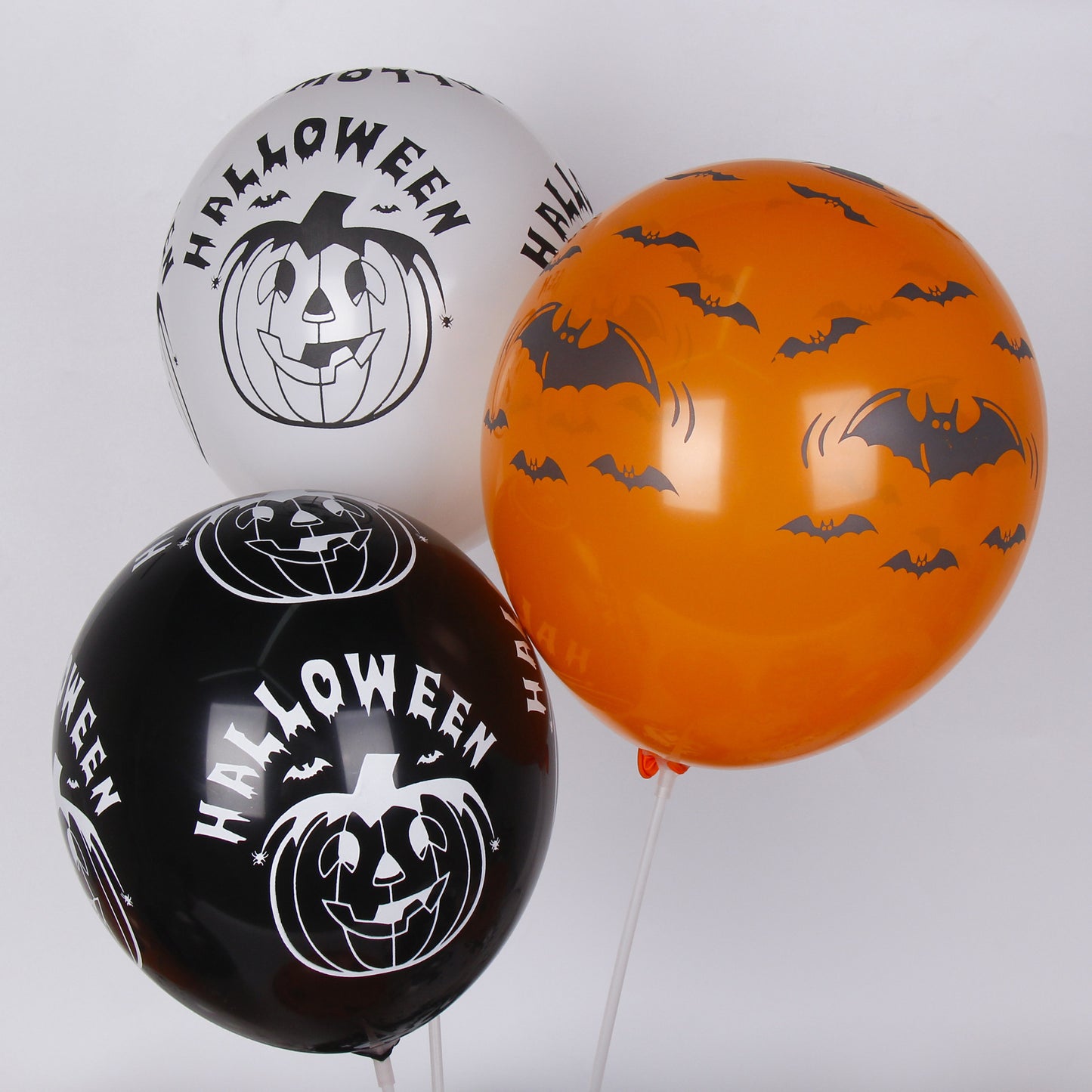 Ballons en Latex pour Halloween, 12 pouces, fournitures de fête, décoration