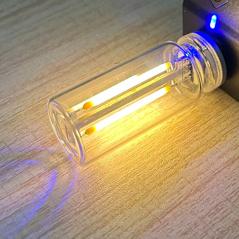 1 ampoule LED USB 0,3 W 5 V rétro Edison à intensité variable, source d'éclairage USB, interface d'alimentation mobile, veilleuse, banque d'alimentation, ordinateur portable