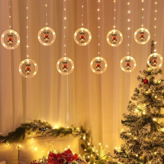 Decorative XINGX Curtain Christmas Tree Lamp String