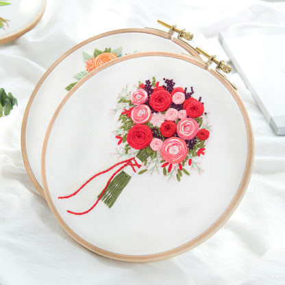 Paquet de matériel de broderie DIY