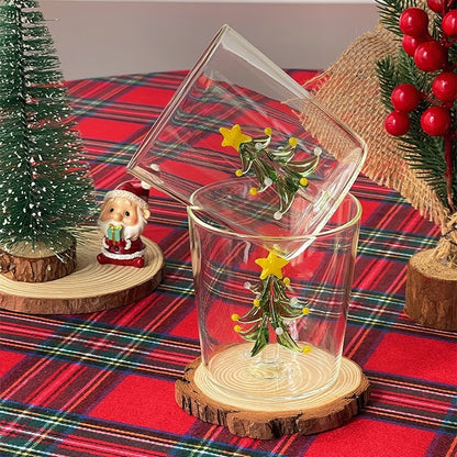 Creative Three-dimensional Christmas Tree Shape Single-wall Cup Home