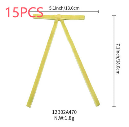 Lot de 12 bandes de velours avec nœud et décoration pour sapin de Noël