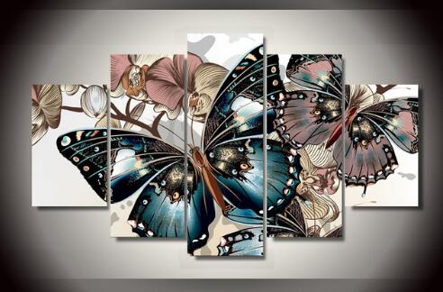 5D DIY Full Square Diamond Painting Butterfly