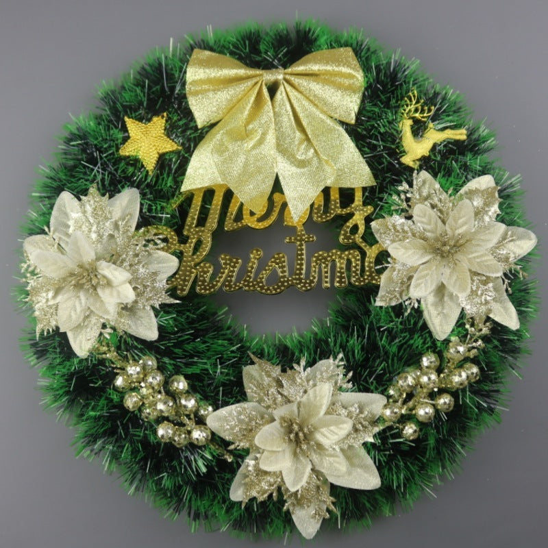 Christmas Decorations Festival Wreath Wreath Window Layout Door Hanging Site Layout Christmas Product