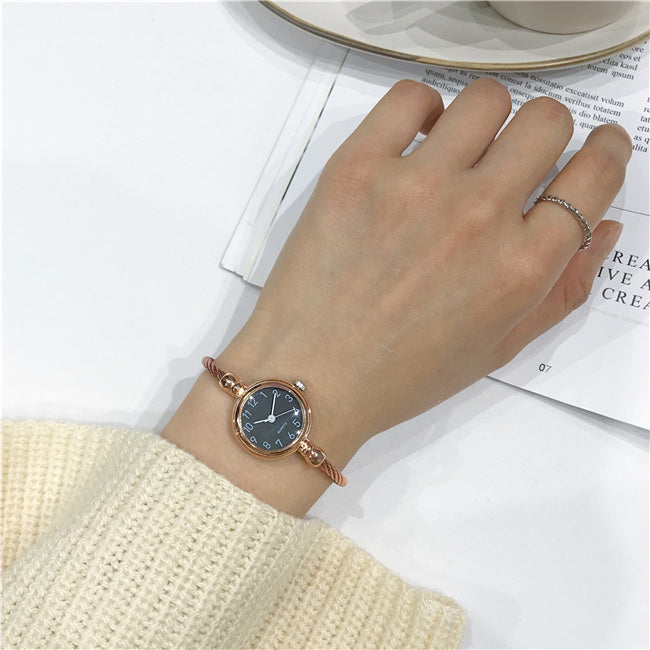 Reloj impermeable de pulsera de moda simple para mujer