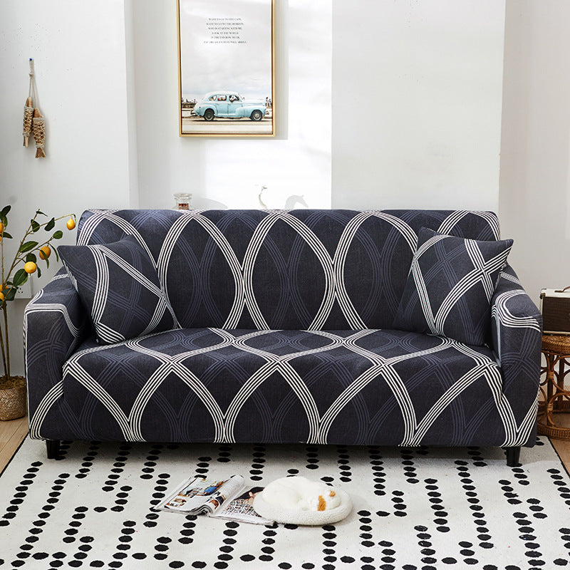 Modern Elastic Kaleidoscope Fabric Sofa Cover