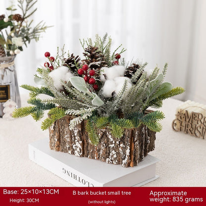 Desktop Emulation Christmas Tree Home Decorations Ornaments Bonsai Ins Internet Celebrity Package Shopping Window Layout