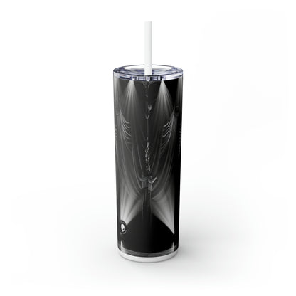 "Dance in the Spotlight". - The Alien Maars® Skinny Tumbler with Straw 20oz